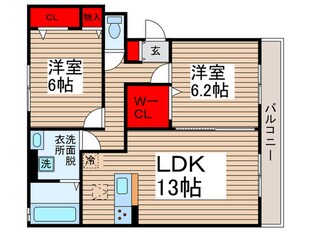 アモールの物件間取画像